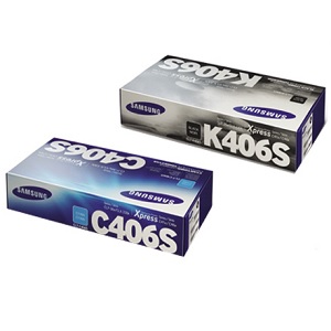 삼성전자 정품 CLT-K406S, CLT-C406S 2색세트_이미지