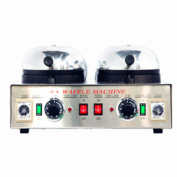 태양산업 타원벨 와플기계 2구_이미지