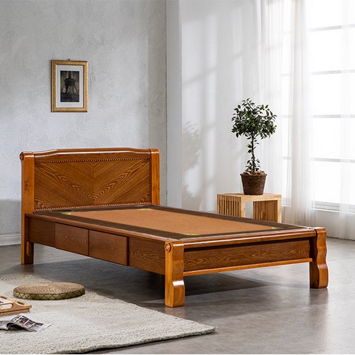 현대의료기 205 V2 서랍 흙침대 SS (본적토)_이미지