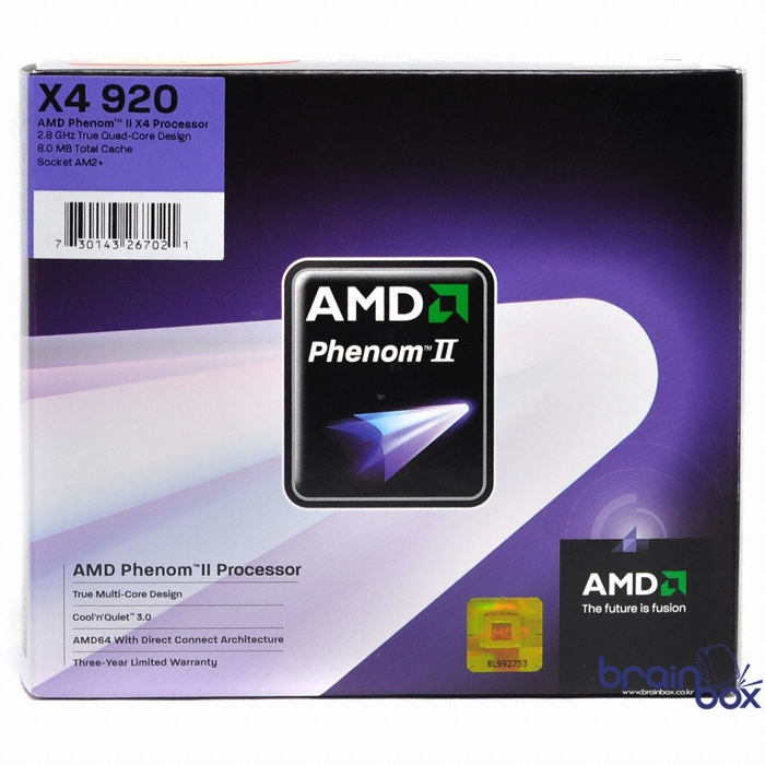 AMD 페넘II-X4 920 (데네브) (정품)_이미지