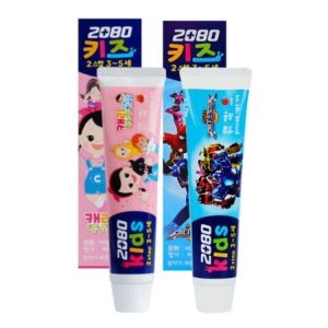 2080 키즈 2스텝 캐리 딸기향 치약 75g (8개)_이미지