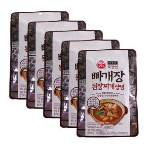 오뚜기 죽장연 빠개장 된장찌개양념 120g (5개)
