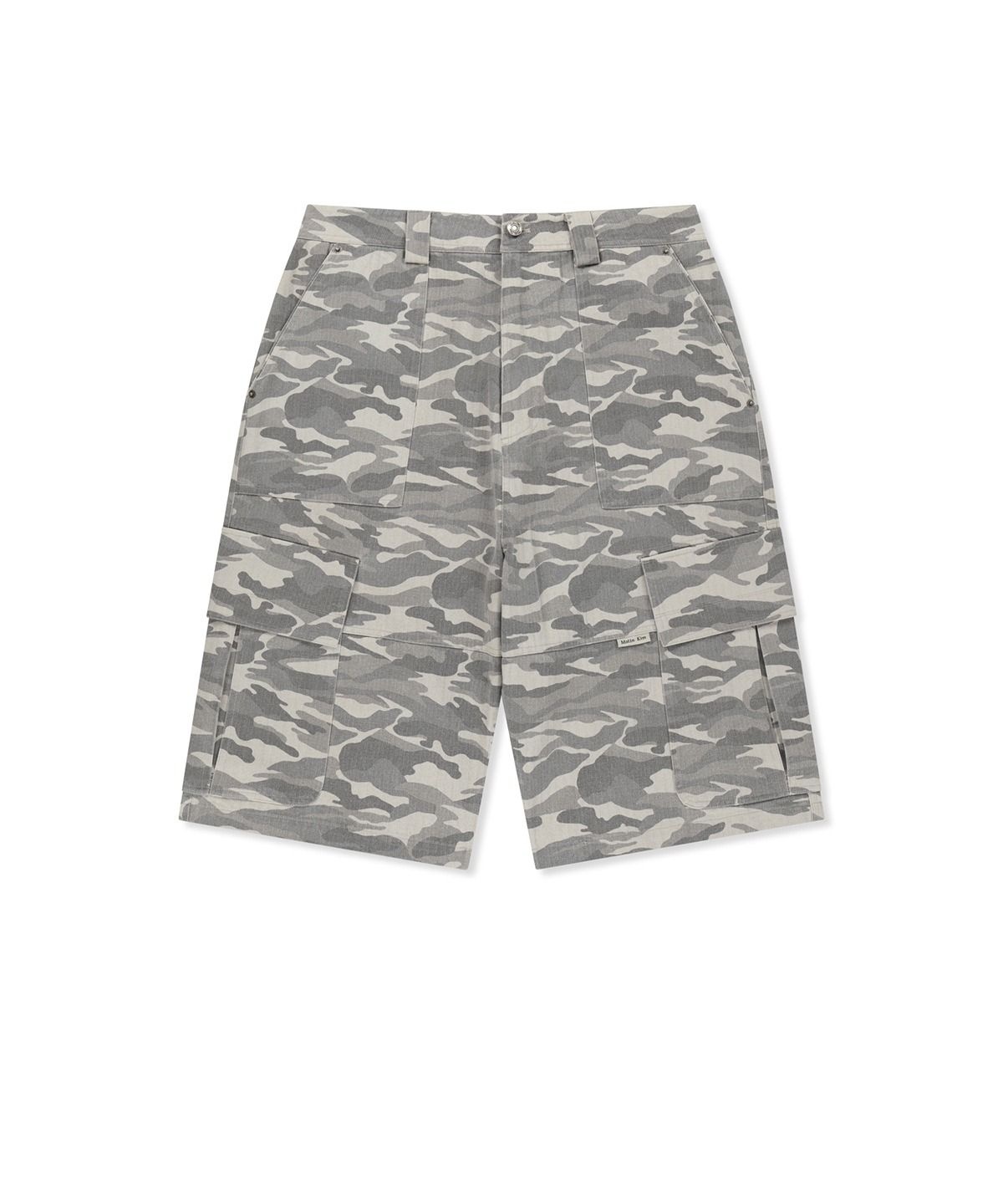 CAMOUFLAGE CARGO BERMUDA PANTS FOR MEN IN GREY 6242780 MK2634PT503HGY