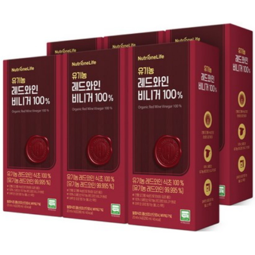 유기농 레드와인 비니거 100% 280ml (20ml x 14포)