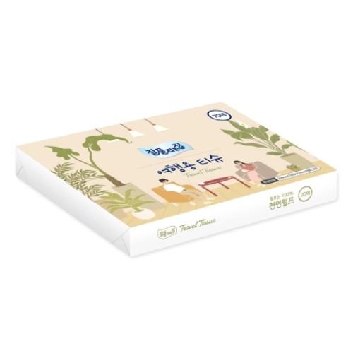 잘풀리는집 여행용 티슈 70매 (10팩)_이미지