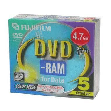 후지필름 DVD-RAM 4.7GB 2x 쥬얼 5장