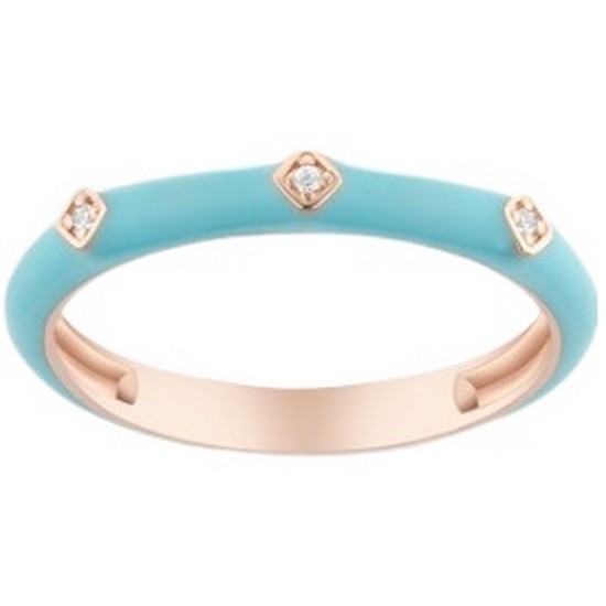 메트로시티 주얼리 프리즈마 14K 로즈 링 A221GR3109R4A