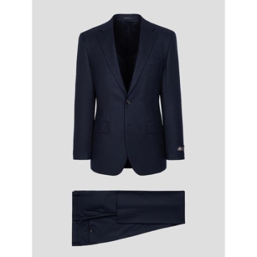 로가디스 SMART 4 FABIO 브러쉬드 울 솔리드 레귤러 핏 수트 세트 네이비_PS00135783R_이미지