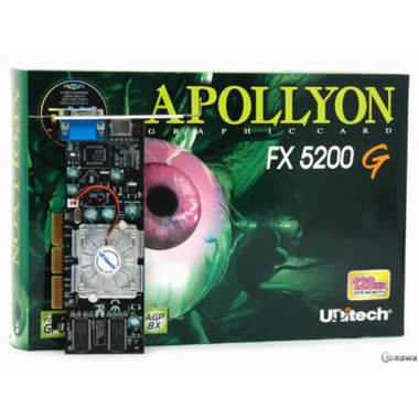 유니텍전자 GeForceFX 5200 유니텍 Apollyon G 128MB_이미지