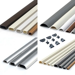 몰드 사각 고강도 알루미늄 pvc 랜 벽면 바닥 몰딩 쫄대 전선 케이블 선정리