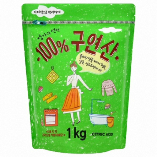 애경 100% 구연산 1kg (5개)_이미지