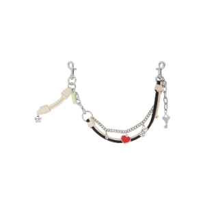 마크제이콥스 베이지 블랙 더 미니 아이콘 체인 백 참 2P5SCH005S03 T