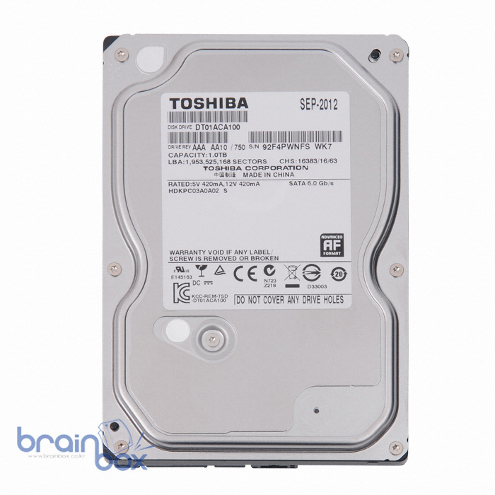 도시바 DT01 7200/32M/해외구매 (1TB, DT01ACA100)