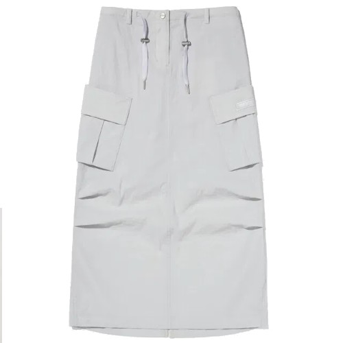 휠라 크링클 미디 카고 스커트 FS2SKG2171F (PGY, 페일그레이)