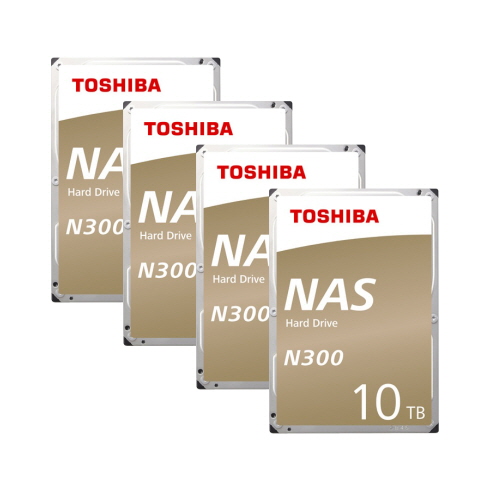 도시바 N300 패키지 7200/256M HDWG11A (4x10TB)