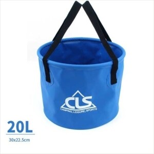 여행용 캠핑 접이식 <b>버킷</b> 라운드 물통 <b>20L</b>
