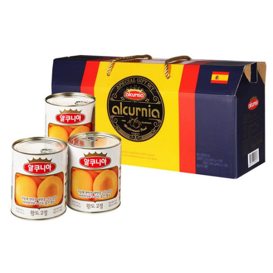 알쿠니아 황도 3개입 선물세트