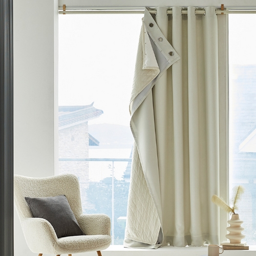 모던하우스 ON 포시즌 패딩 탈부착 3중방한 3도씨커튼 (220x240cm)_이미지