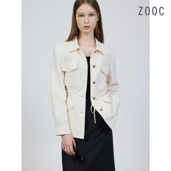 ZOOC 린넨블랜드 워크 자켓 LE_Z252MSF017_이미지