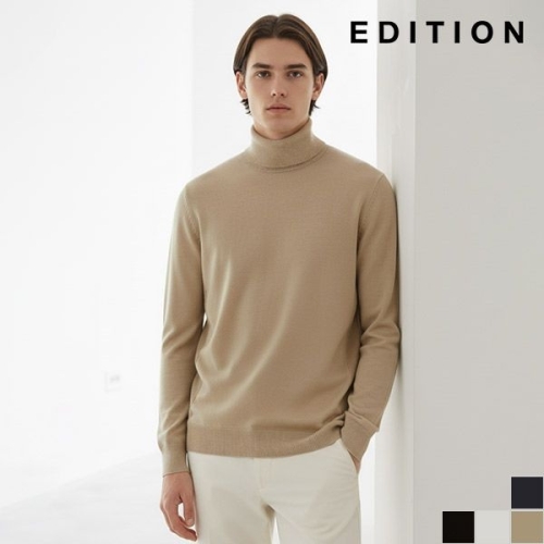 에디션 심플 터틀넥 스웨터 NED4EU1904_이미지