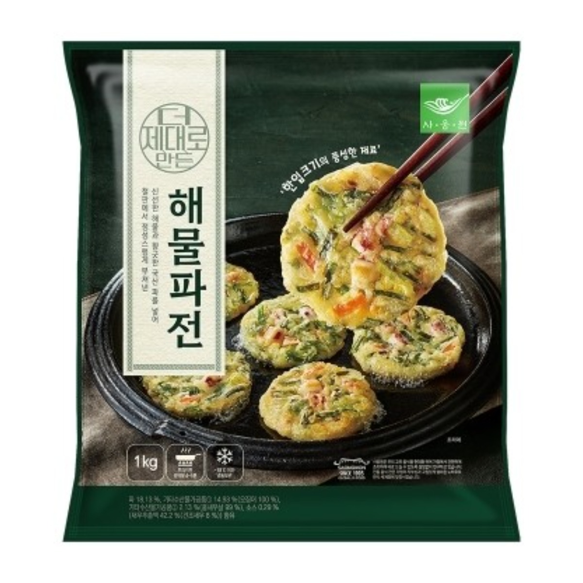 사옹원 더 제대로 만든 해물파전 1kg [2개]
