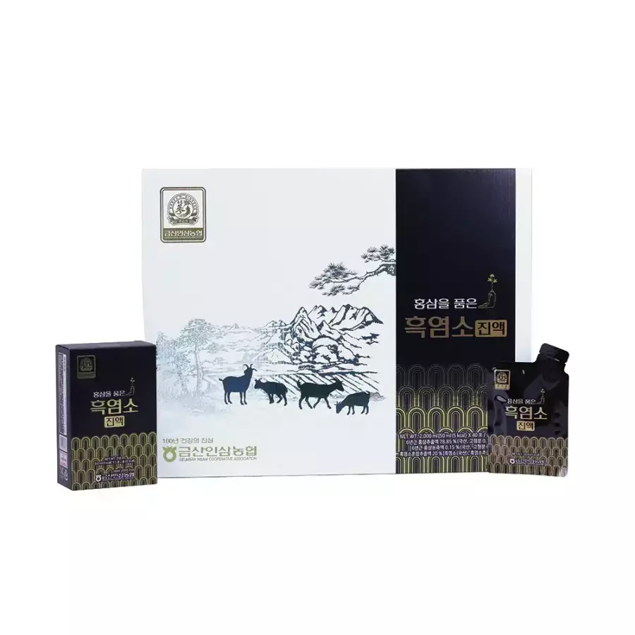 삼지원 홍삼을 품은 흑염소진액 50ml 40포 (5개)_이미지