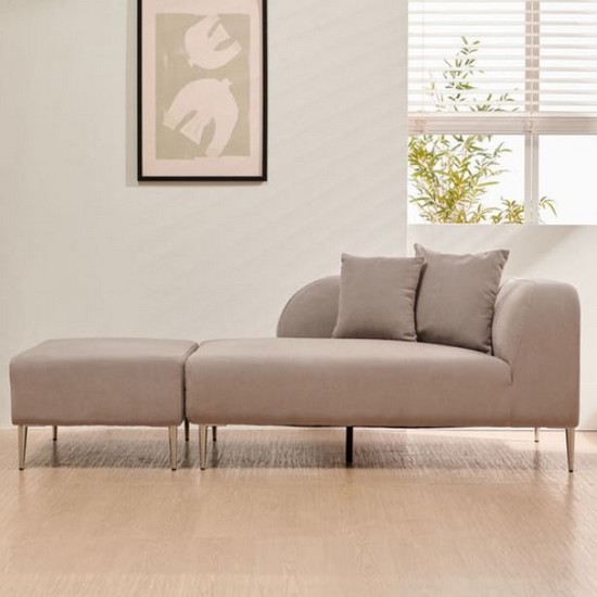 파로마 솔트 모모 아쿠아텍스 패브릭 소파 2인용 (스툴포함)_이미지