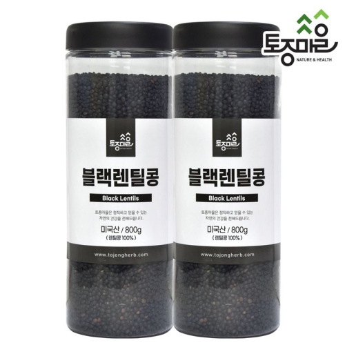 토종마을 블랙<b>렌틸</b><b>콩</b> 800g
