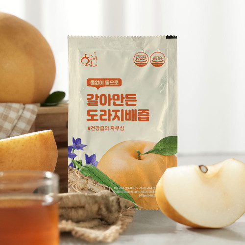황금이네 도라지배즙 100ml 30포 (2개)_이미지