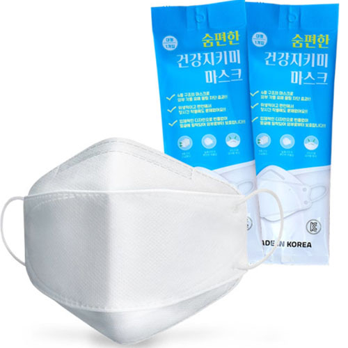 유진크린텍 숨편한 건강지키미 일회용 쿨마스크 대형 (50개)_이미지