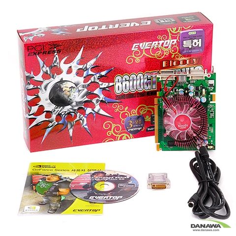 EVERTOP 지포스 8600GT 비너스쿠페 DDR3 256MB 블러디_이미지