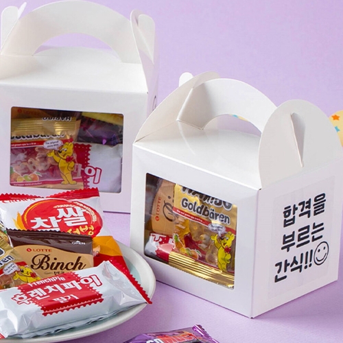 학교 간식세트 중학생 시험 응원 과자박스 개별포장 1194358 단품