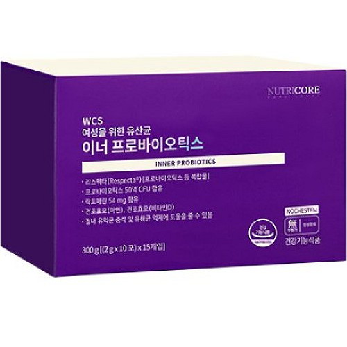 뉴트리코어 여성을 위한 유산균 이너 프로바이오틱스 30포 5개입 세트이미지입니다. 누르면 해당 게시물로 새창이동합니다.