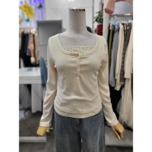 밸리걸 세이브존01 나시 레이어드 골지 긴팔 티셔츠 222400_이미지