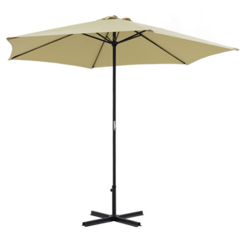 가보리 레버형 접이식 파라솔 베이지