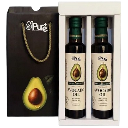 퓨어플러스 엑스트라버진 오메가 밸런스 아보카도오일 250ml 2병 선물세트 (1개)_이미지
