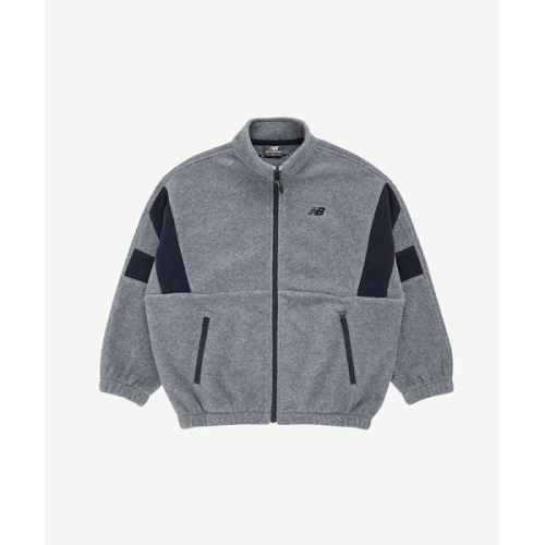 뉴발란스 TRACK SPORTS_배색 포인트 아동 플리스 집업 NK9DG1702U15_이미지