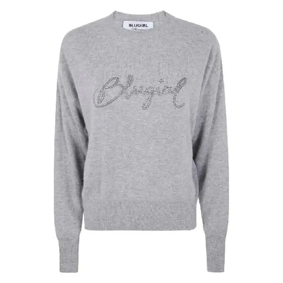 블루걸 크리스털 장식 스웨터 RF5246MA38R T