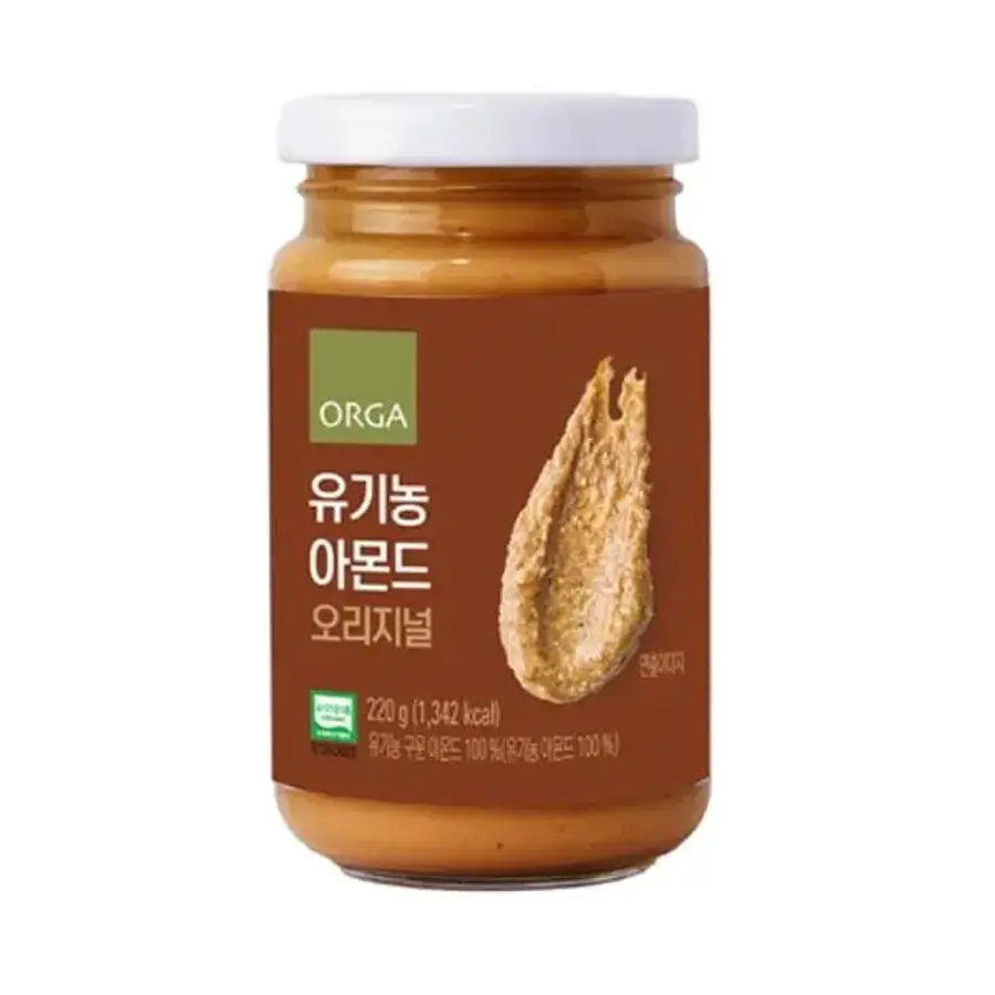 ORGA 유기농 아몬드 오리지널 220g [2개]
