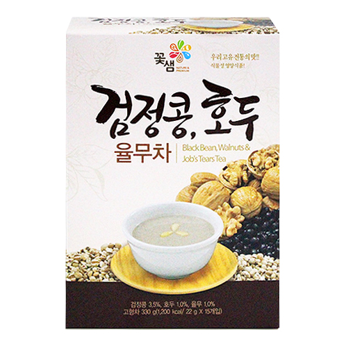 꽃샘식품 검정콩 호두 율무차 45T (1개)_이미지