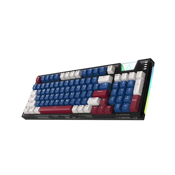 앱코 AKT95 아크 PBT키캡 카일광축 완전방수 컴팩트 게이밍 기계식 (청축)_이미지