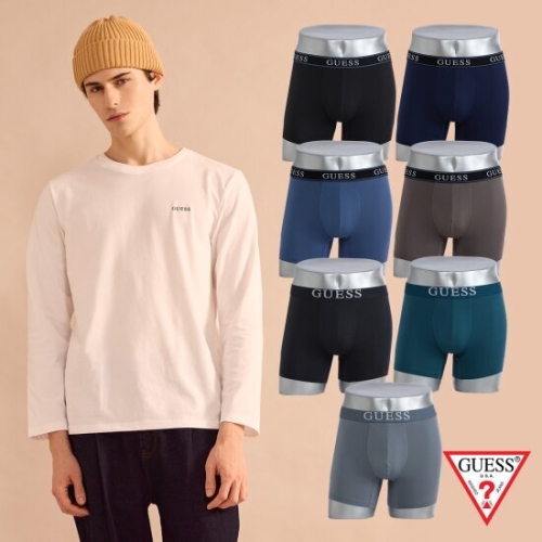 게스언더웨어 피치기모 소프트핏 롱드로즈 7종 + 티셔츠 1종_이미지