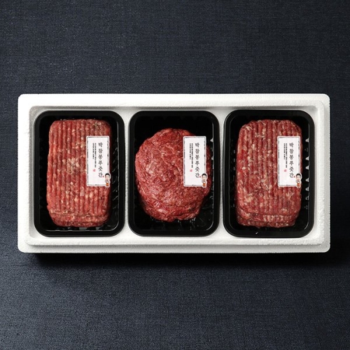 박참봉푸줏간 한우 떡갈비 언양불고기 혼합선물세트 1.17kg [1개]