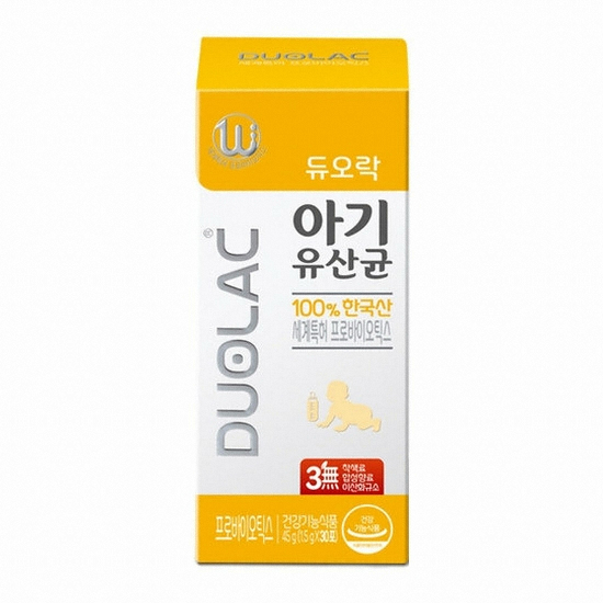 쎌바이오텍 듀오락 아기 유산균 30포 (3개)
