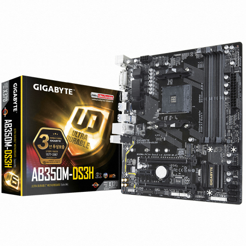 GIGABYTE GA-AB350M-DS3H 듀러블에디션 제이씨현_이미지