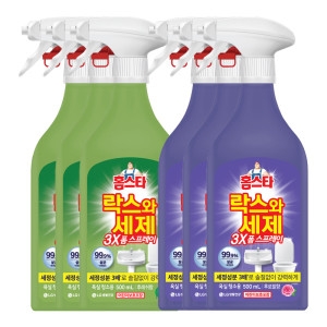 홈스타 락스와 세제 스프레이 후로랄향 500ml 3개 + 후레쉬향 500ml 3개_이미지
