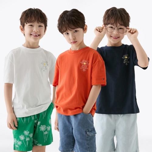 스마일 그래픽 티셔츠 3종 T42F1KKO830BT1