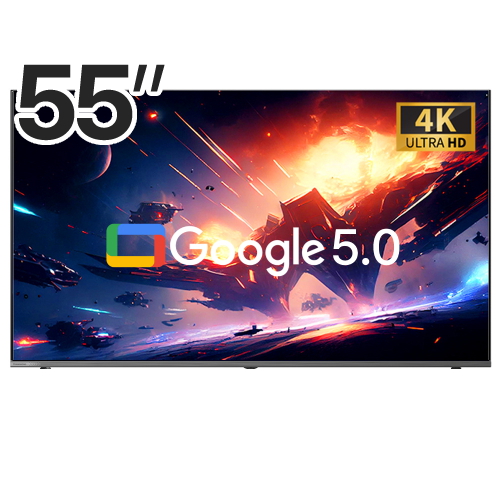 창홍 스마트TV 4K U55M9 120Hz 구글 5.0 안드로이드 14 (벽걸이)_이미지