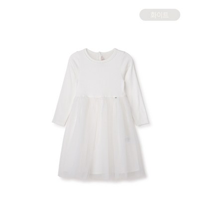 페리미츠 여아 가을 골지 레이스 샤 원피스 p305o682 10 엔씨충장 핑크130_이미지