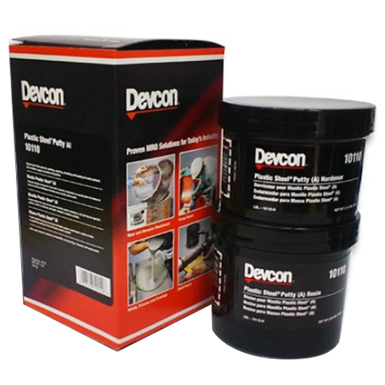 데브콘 5분 플라스틱 스틸 퍼티 보수제 10110 453g (1개)_이미지
